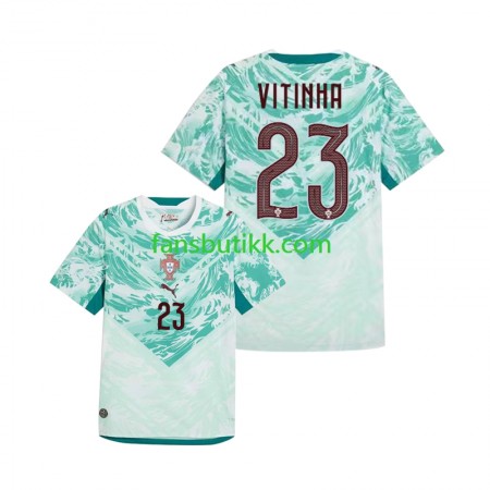 Fotballdrakt Portugal Vitinha 23 World Cup Bortetrøye 2026 Kortermet
